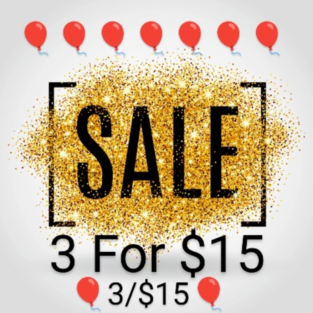🎈3/$15🎈 lots of clearance items to choose from!